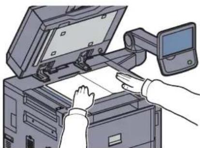 KYOCERA TASKalfa 7551ci - Mettre en place les originaux. - 2