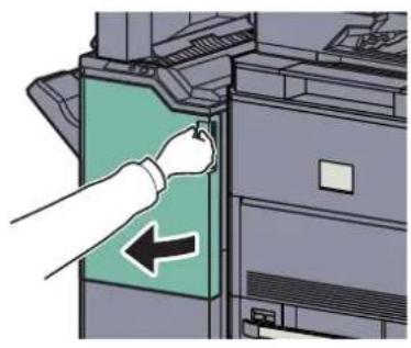 KYOCERA TASKalfa 7551ci - Vider le bac de récapuration de perforation - 1