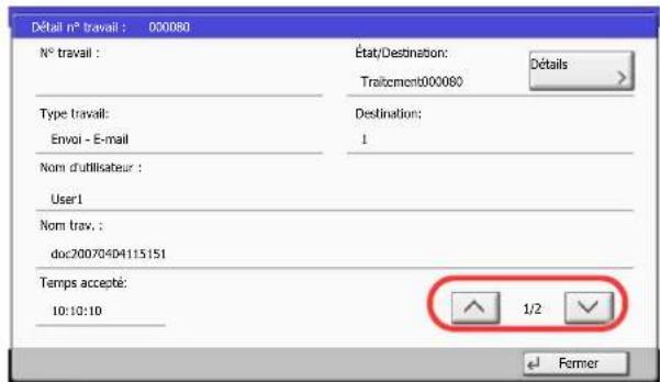 KYOCERA TASKalfa 7551ci - Verifier les informations. - 2