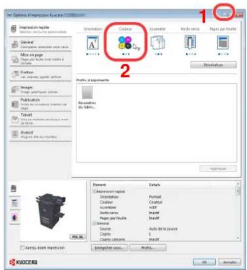 KYOCERA TASKalfa 7551ci - Aide du pilote d'imprimante - 1