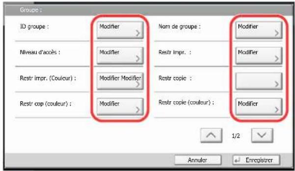 KYOCERA TASKalfa 7551ci - Configurer les paramètres. - 1