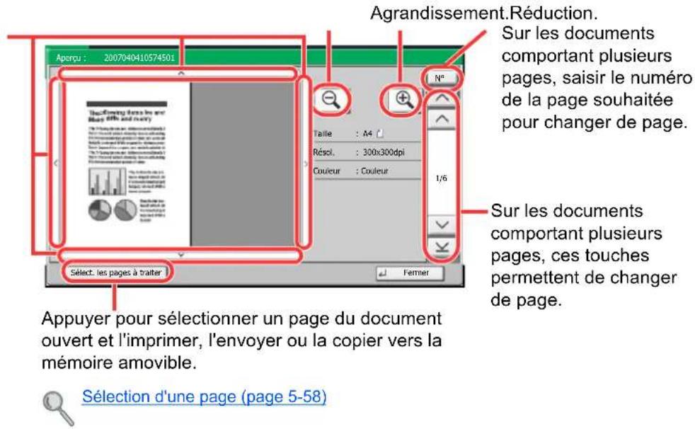 KYOCERA TASKalfa 7551ci - Aperçu des documents/verification des détails du document - 1