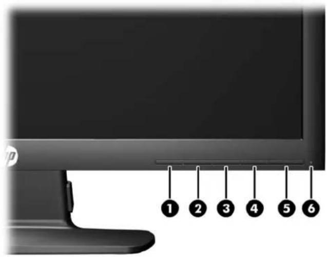 HP Compaq LE2002xm - Στοιχεία ελέγχου πρόσουης - 1