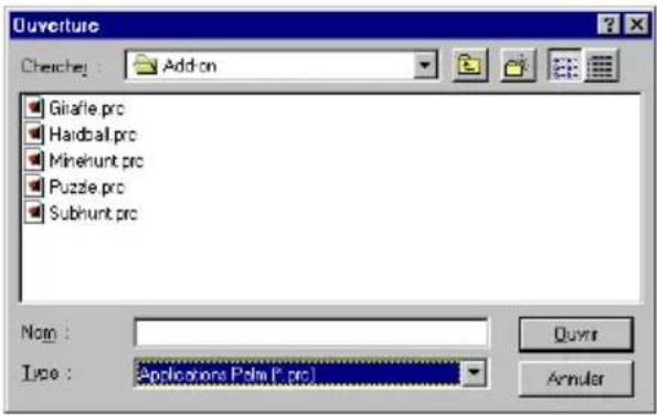 PALM m105 - Cliquez sur Installer. - 2