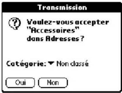 PALM m105 - Pour recevoir des informations transmises par infrarouge : - 1