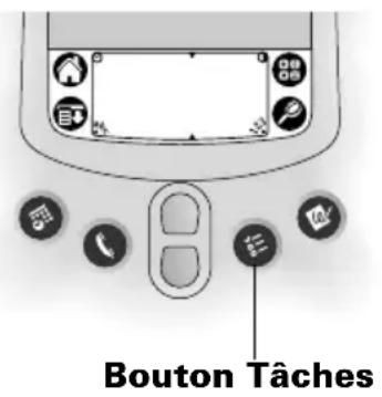 PALM m105 - Pour ouvrir l'application Tâches : - 1