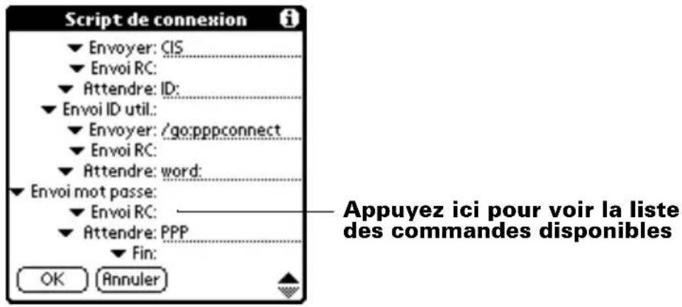 PALM m105 - Scripts de connexion - 1