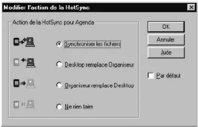 PALM m105 - Pour restaurer vos données à partir d'un ordinateur Windows après une réinitialisation matérielle : - 2