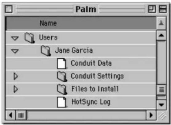 PALM m105 - Exécution d'une HotSync pour la première fois : Macintosh - 1