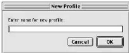 PALM m105 - Pour créer un profil utilisateur sur un Macintosh : - 2