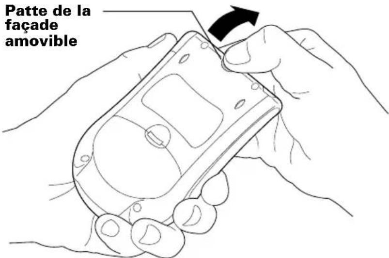PALM m105 - Pour changer la façade amovible - 1