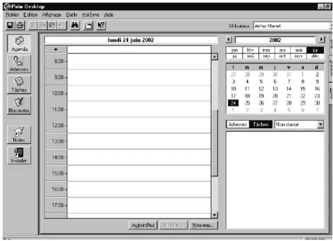PALM m105 - Pour installer un logiciel tiers sur votre ordinateur de poche à l'aide d'un ordinateur Windows : - 1