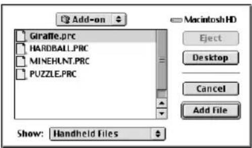PALM m105 - Pour installer un logiciel tiers sur votre ordinateur de poche à l'aide d'un Macintosh : - 2
