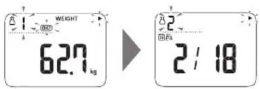 OMRON VIVA HBF222TEBK - ■ Si votre numéro personnel est incorrect... - 1