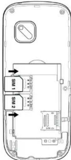 ENERGIZER E130S - Insérer et retirer la carte SIM - 1