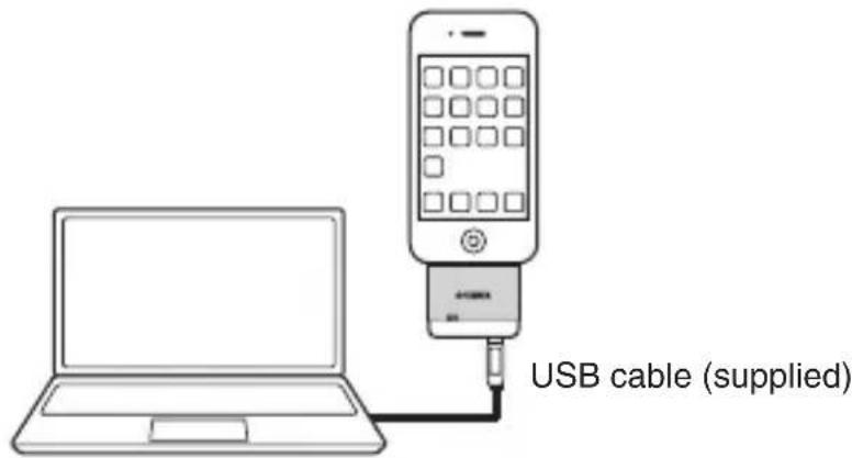 YAMAHA YITW12 - Charging an iPod - 1