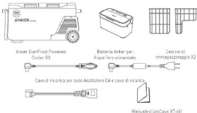 Anker EverFrost Powered Cooler 50 - Contenuo della confezione - 1