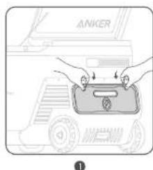 Anker EverFrost Powered Cooler 50 - Installazione della batteria - 1