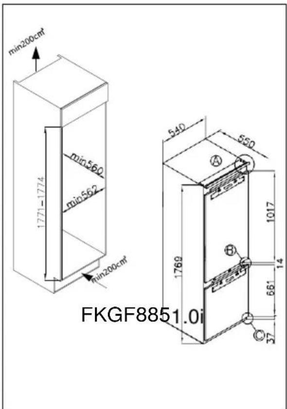 Küppersbusch FKGF9850.0i - Desenhode instalacao o - 1