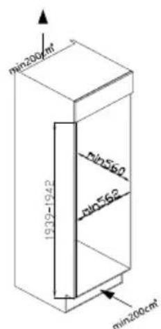 Küppersbusch FKGF9850.0i - Kurulum Çüzimi - 3