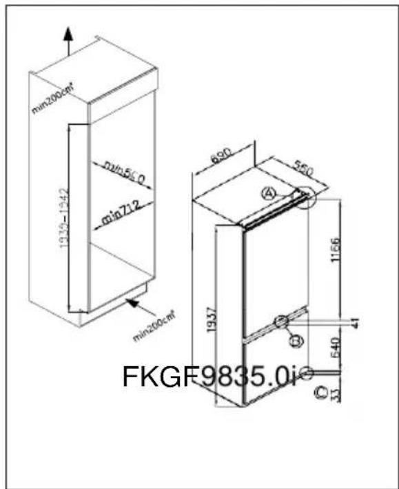 Küppersbusch FKGF9850.0i - Dessin d'installation - 4