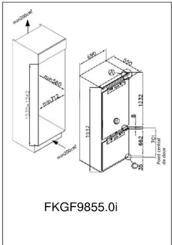 Küppersbusch FKGF9850.0i - Dessin d'installation - 2