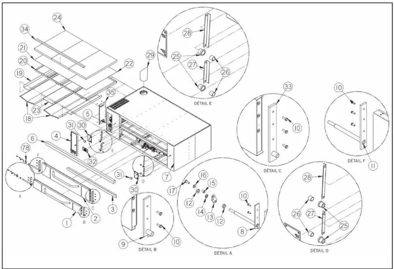 Bakers Pride Y600 - EXPLODED VIEWS & PARTS LISTS - 1