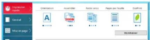 KYOCERA ECOSYS P4135dn - Onglet [Impression rapide] - 1