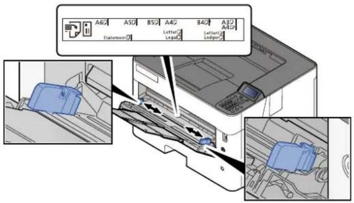 KYOCERA ECOSYS P4135dn - Régler le format du bac MF. - 1