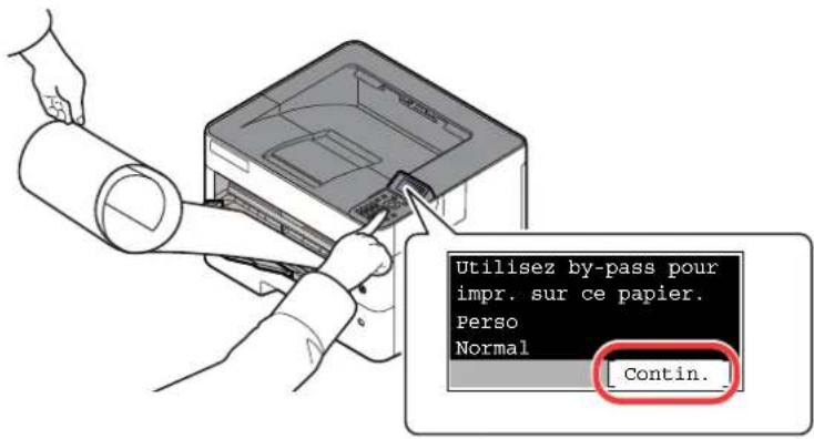KYOCERA ECOSYS P4135dn - Charger du papier. - 3