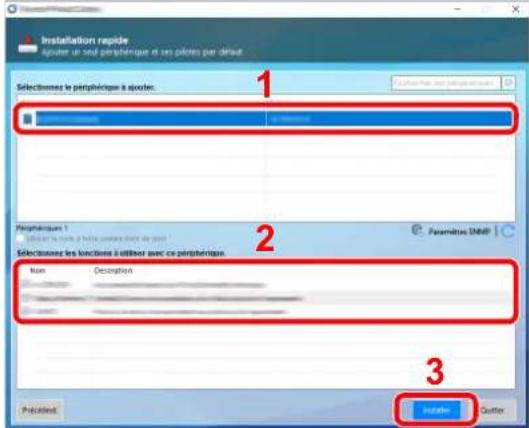 KYOCERA ECOSYS P4135dn - Installer le logiciel. - 1