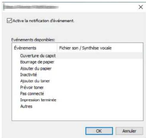 KYOCERA ECOSYS P4135dn - Paramètres de notification de Status Monitor - 1