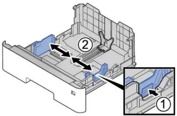 KYOCERA ECOSYS P4135dn - Régler le format du magasin. - 1