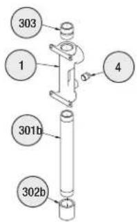 Bradley S19214EW - Service Parts and Parts List — Base and Drain - 2