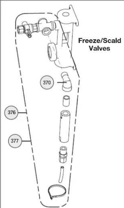 Bradley S19214EW - Service Parts and Parts List — Base and Drain - 5