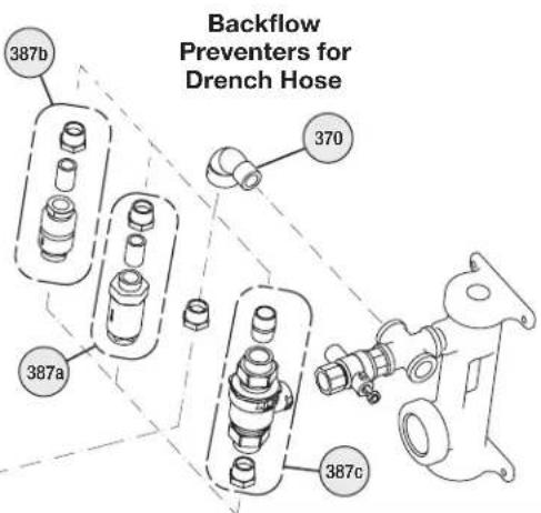 Bradley S19214EW - Service Parts and Parts List — Base and Drain - 7
