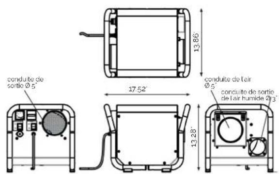 Ecor Pro EPD200 - EPD150/EPD150-PRO CABLEADO Y DIAGRAMA, DIMENSIONES - 3