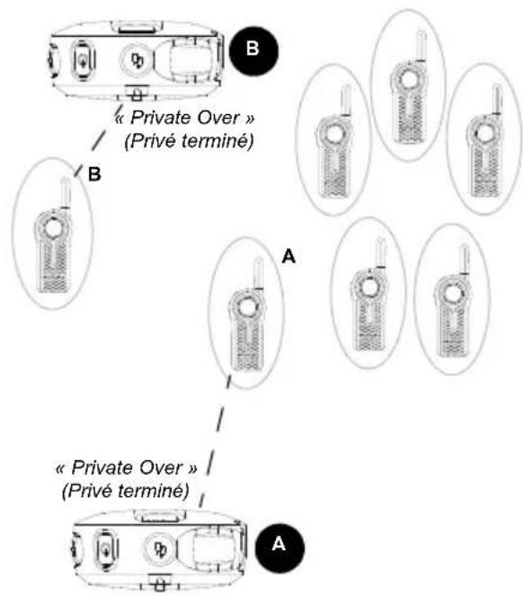 MOTOROLA DLR1020 - Fonctionnement de la fonction private reply (réponse gratuite) - 8