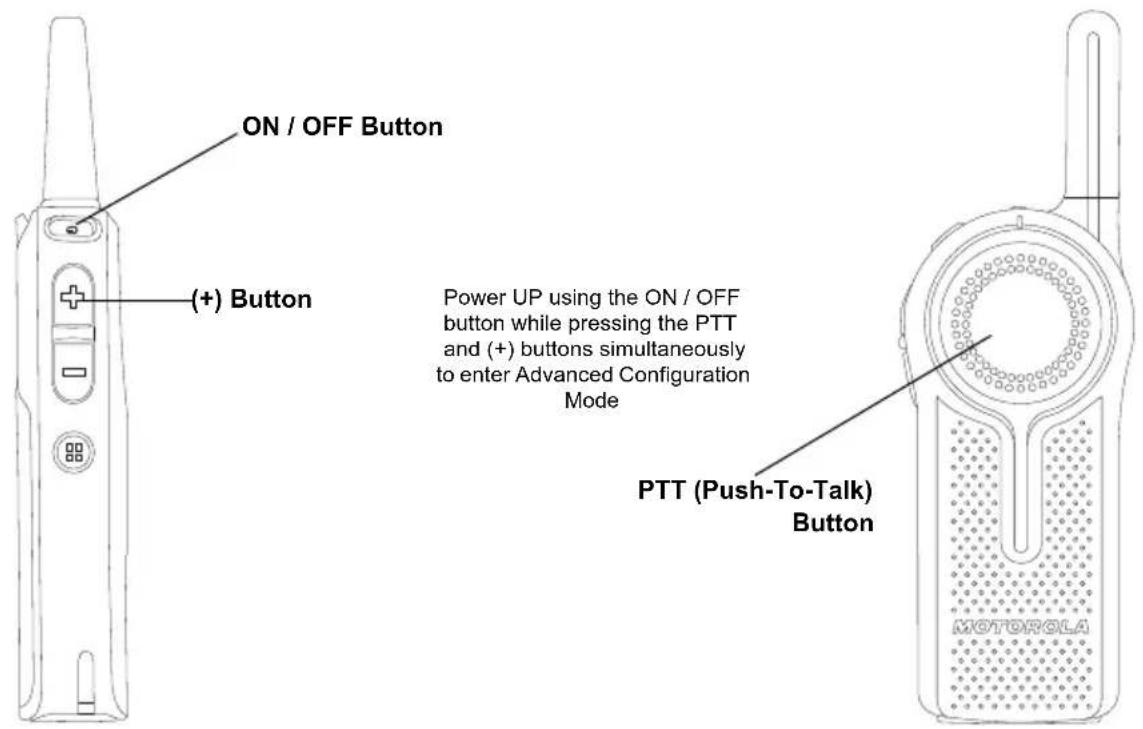 MOTOROLA DLR1020 - ENTERING ADVANCED CONFIGURATION MODE - 1