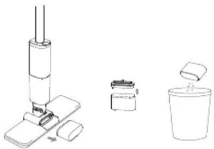 GENIUS Invictus Saugmopp - Empty dust container / clean filter - 1