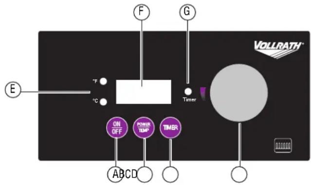 Vollrath 59501 - Paneldecontrolldelaestufaempotrada - 1