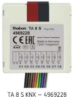 THEBEN TA 2.1 KNX - Interfaces pour bouton-poussoir TA 2 S, TA 4 S, TA 6 S et TA 8 S - 4