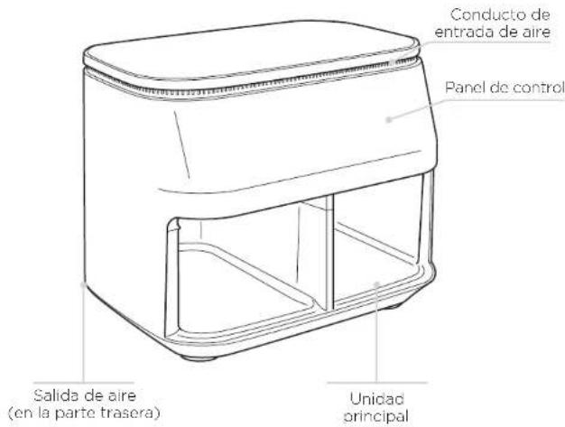 NINJA Foodi DZ300EU - PIEZAS COMPOSICION DE LA FREIDORA DE AIRE - 1