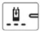 GARDENA AquaBrush Compact 0318V P4A - Display on the battery charger [Fig. O3] - 1
