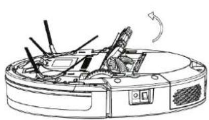 Clean Air Optima VC002 Smart - Technine priežiūra Pagrindinis šepets ir šoninial Čepetéliai - 1