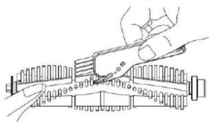 Clean Air Optima VC002 Smart - Maintenance main brush and side brushes - 3