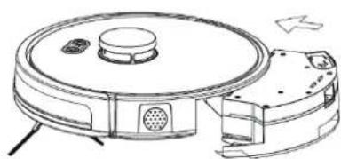 Clean Air Optima VC002 Smart - Użycie funkcj zi biornika na wode/mopowania - 2
