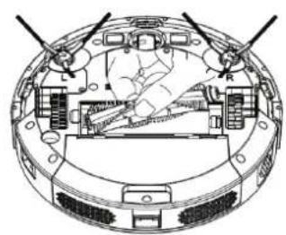 Clean Air Optima VC002 Smart - Konserwacja szczotki glównej i szczotek bocznych - 2