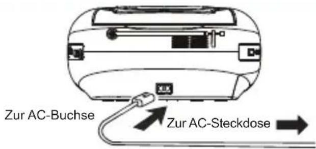 LENCO SCD861 - VERWENDUNG VON BATTERIEN - 2
