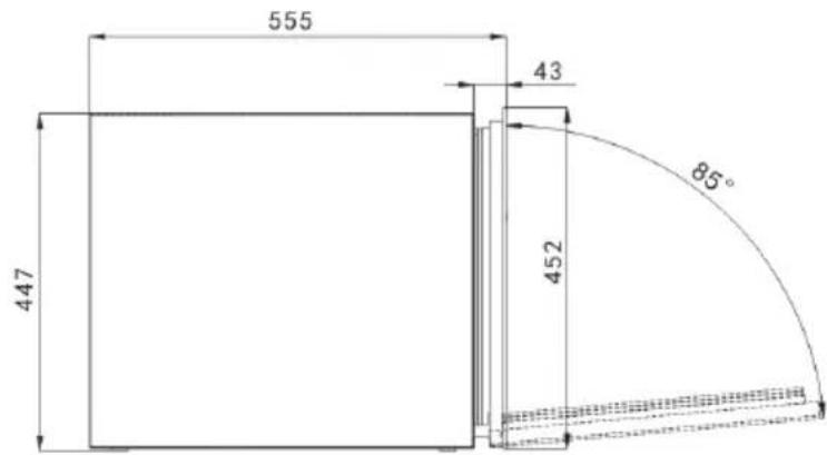 Witt WCI60882BG - WI6045H-1B24 avec porte ouverte - 1